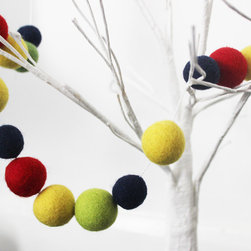 Felt Ball Garlands - Nursery Decor
