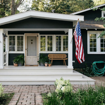 Inspiration for a coastal home design remodel in Grand Rapids