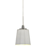 AFX - AFX ATPL500L30D1SNWH Estate - 5.25 Inch 120V 6W 3000K 1 LED Pendant - 5 Year WarrantyFixture Dimmable: Yes, with theEstate 5.25 Inch 120 Satin Nickel White GUL: Suitable for damp locations Energy Star Qualified: n/a ADA Certified: n/a  *Number of Lights: 1-*Wattage:6w Integrated LED bulb(s) *Bulb Included:Yes *Bulb Type:Integrated LED *Finish Type:Satin Nickel