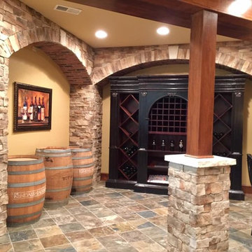 Bucyrus Basement Wine Cellar Transformation