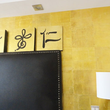 Gold leaf squares