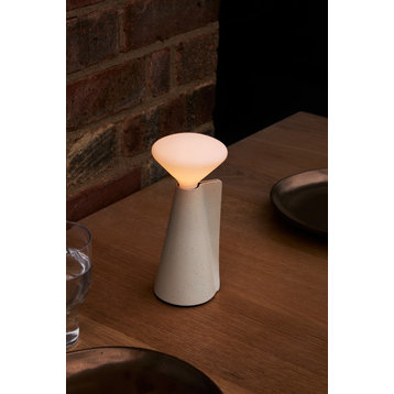 Mantle Portable Lamp Stone With LED Bulb