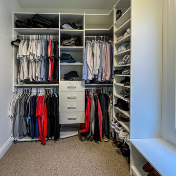 Primary Bath Remodel with Walk-in Closet System