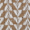 DII 50x60" Modern Cotton Arrowhead Woven Throw with Fringe in Stone