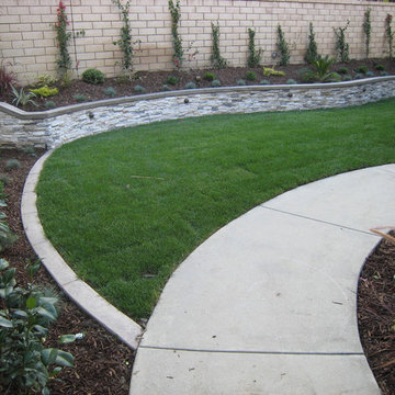 Mow Strip & Concrete Curb