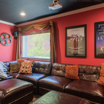 Large Picture Window in Great Home Theater - Renewal by Andersen Georgia