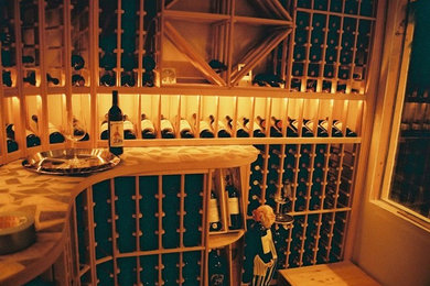 Elegant wine cellar photo in Vancouver
