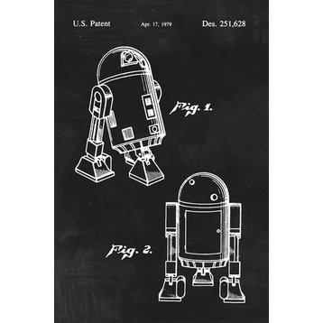 Star Wars R2D2 Droid Patent Art Print
