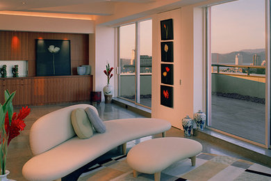 Minimalist living room photo in San Francisco