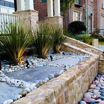 Modern Frontyard Landscape Design | Plano Texas Landscape | Alterra Landscape De