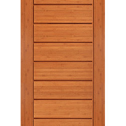 BM-2 Metro Interior Flush Panel Grooved Panel Modern Single Door - Interior Doors