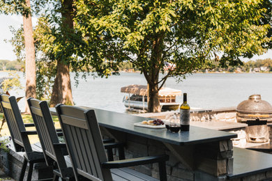 Inspiration for a contemporary patio remodel in Minneapolis