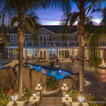 Night View - Orange Oasis