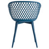 Piazza Outdoor Chair Blue, Set of 2