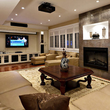 Basement Fireplace