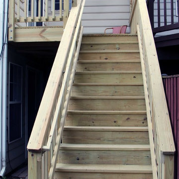 Decks - pressure treated wood
