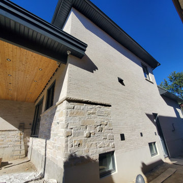 Halquist Natural stone and Belden Brick