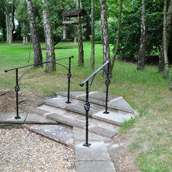 Garden Step Handrails - Outdoor Structures