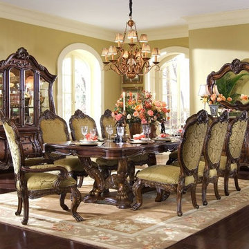 AICO Chateau Beauvais Rectangular Dining Table Set