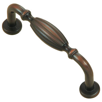 Stone Mill Hardware 3" Oil Rubbed Bronze French Country Cabinet Handle