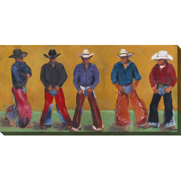 Cowboys Outdoor Art 48X24