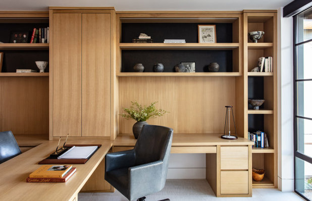 Contemporary Home Office by Morrison Interiors