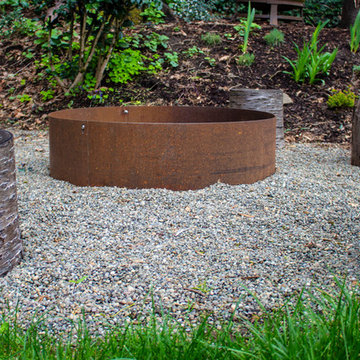 Mount Tabor Sloped Backyard