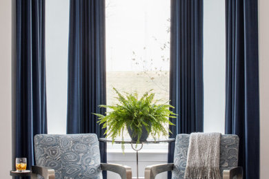 Transitional family room photo in DC Metro