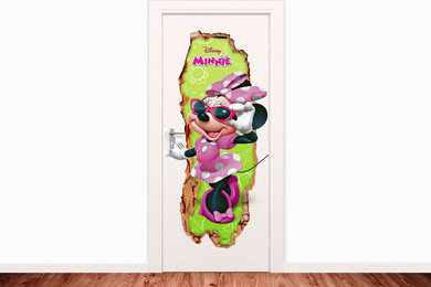 3D vinyl door | Minnie Mouse | PUE-DISNEY.1