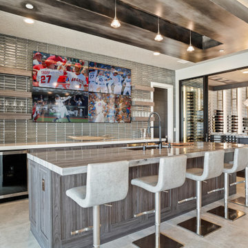 Coto De Caza Orange County Custom Wine Cellar Modern Contemporary Wine Bar Room