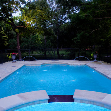 Classic Rectangular Pool with a View