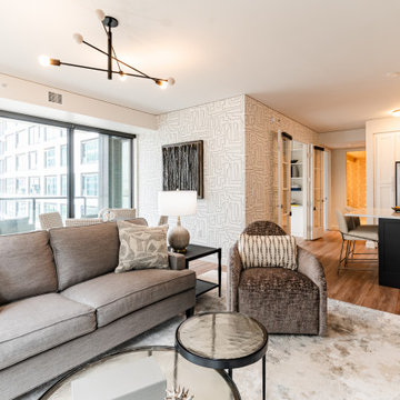 The Coloradan Luxury Condo Renovation | Open Living Space