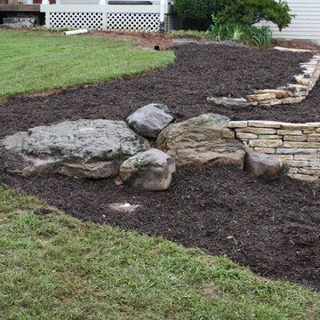 Before and after yard transformation