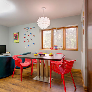 Spunky Contemporary Kitchen is fun and playful