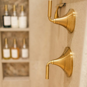 Lux Modern Spa Master bathroom
