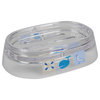 Clear Acrylic Printed Bath Countertop Soap Dish Cup, Key West