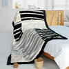 Onitiva - Classic Stripe Patchwork Throw Blanket (61"-86.6")