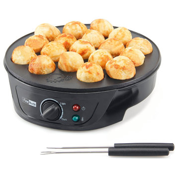 Taiyaki Fish Waffle Maker Machine with Non Stick Cooking Plate, Electric, Takoyaki Maker (Octopus Balls)