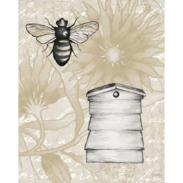 "Bee Hives II" Canvas Art, 24"x36"