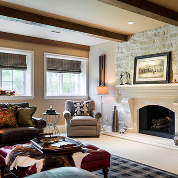 Flint Hills National Golf Inspired Family Room