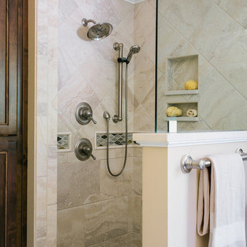 Watkinsville Transitional Master Bathroom Remodel