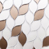 Miseno MT-WHSMSCLEA-SO Musico - 1" x 3" Deco Wall Mosaic Tile - - Brown
