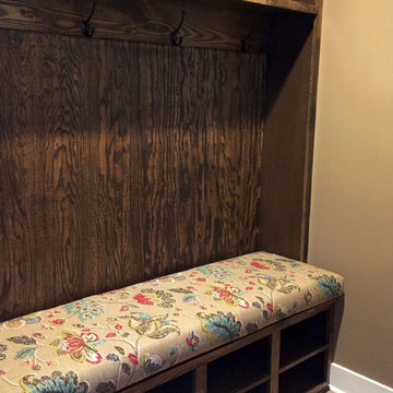 Floral Mudroom Storage Bench Cushion