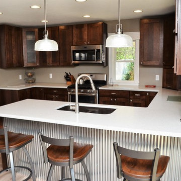 Knox, IN. Haas Signature Collection, Hickory Sienna Kitchen