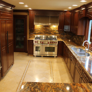 Traditional Kitchen with Cherry Cabinets, Granite Countertops ~ Copley, OH