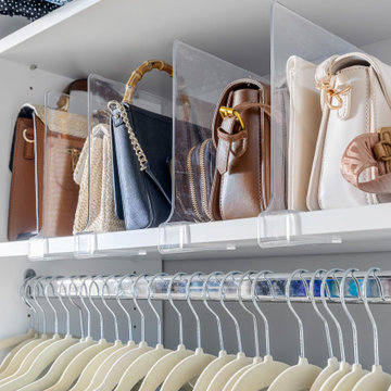 Custom Closet Purse Storage