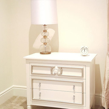 Custom Handcrafted bedroom furniture Hollywood Glamour Mid Century Modern