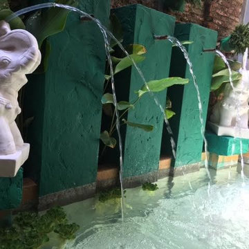 Penang Heritage Water Feature and fish pond