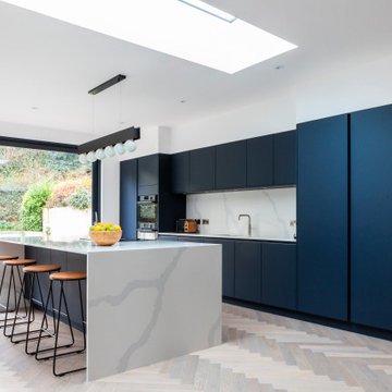 Modern kitchen in large rear extension