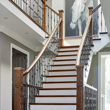 Custom Built Home: Staircase